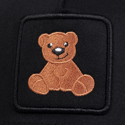 Unisex Snapback Caps Men Breathable Mesh Hats Women Embroidery Bear Baseball Cap Man S Cotton Hip