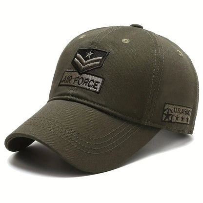 Unisex Air Force Arrow Embroidery Baseball Caps Spring Autumn Outdoor Adjustable Casual Hats Hip Hop