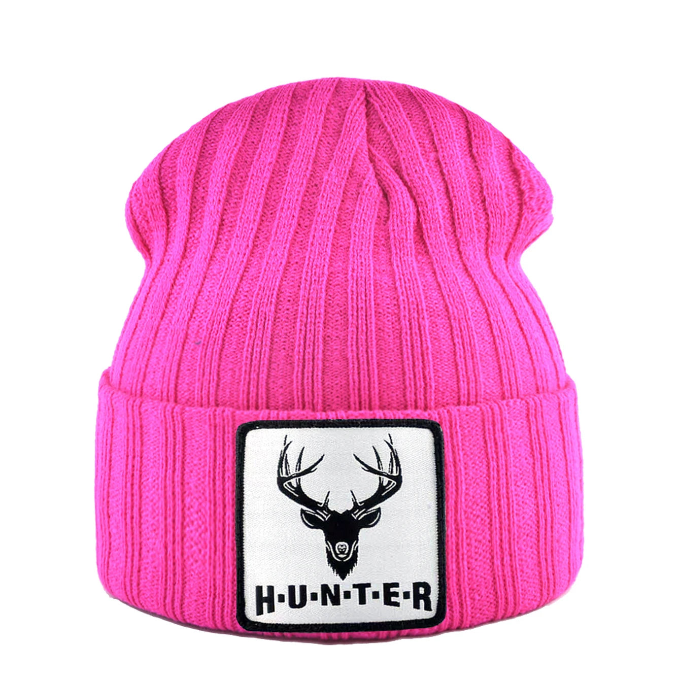 Knitted Skullies Beanie With Animals Patch Men Women Outdoor Casual Sport Hats Autumn Winter Solid Color Hip Hop Beanies