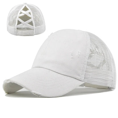 Retro Solid Baseball Caps Spring Summer Men Women Cotton Breathable Adjustable Casual Hat Hip Hop