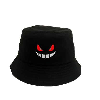Unisex Light Board Solid Color Big Eyes Embroideried Hats Fishermen Caps Outdoor Casual Cap