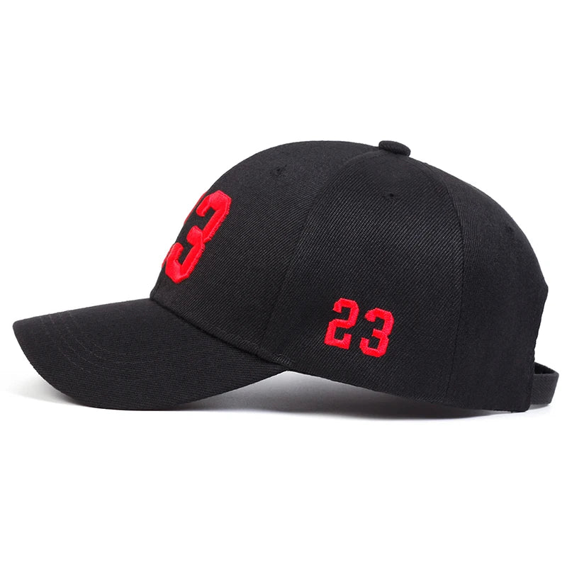 Unisex 23 Embroidery Baseball Caps Spring Autumn Outdoor Adjustable Casual Hats Hip Hop Cap