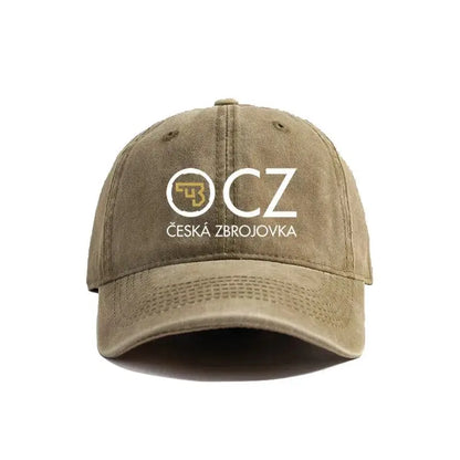 Ceska Zbrojovka Baseball Caps Distressed Hats Cz Firearms Cap Men Women Retro Outdoor Summer