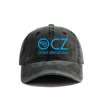 Ceska Zbrojovka Baseball Caps Distressed Hats Cz Firearms Cap Men Women Retro Outdoor Summer