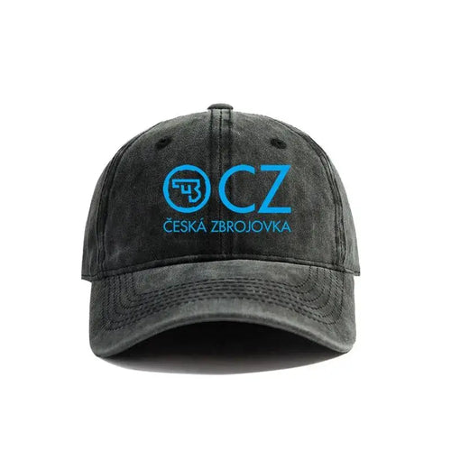 Ceska Zbrojovka Baseball Caps Distressed Hats Cz Firearms Cap Men Women Retro Outdoor Summer