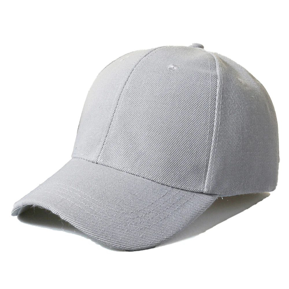 Classic Plain Baseball Cap Men Women Multi Colors Available