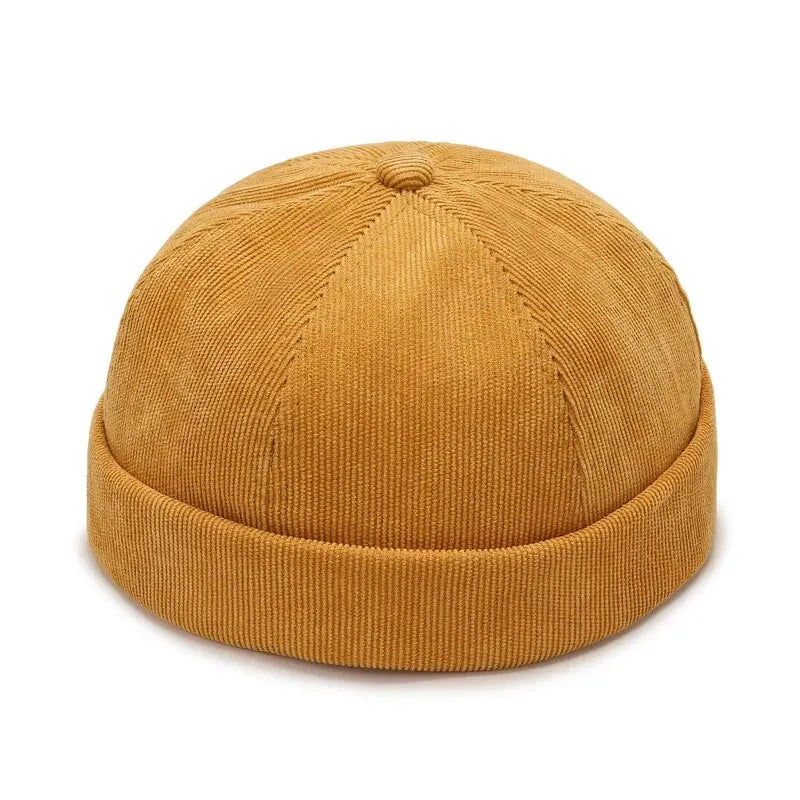 New Four Seasons Hats, Tide Melon Skin Hats, Beanie Landlord Hats, Spring And Autumn Versatile Hip Hop Hats, Round Hats, Casual