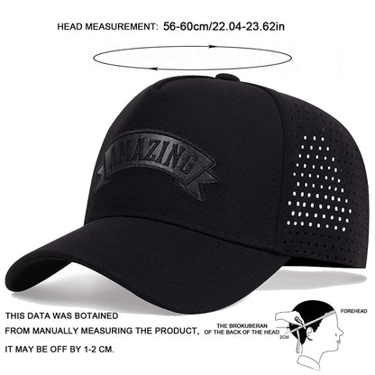 Unisex Amazing Letter Embroidery Baseball Caps Spring Summer Outdoor Adjustable Casual Hats