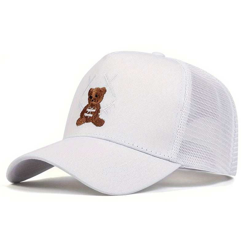 Unisex Xx Smiling Face Camouflage Baseball Net Caps Spring Summer Outdoor Adjustable Casual Hats