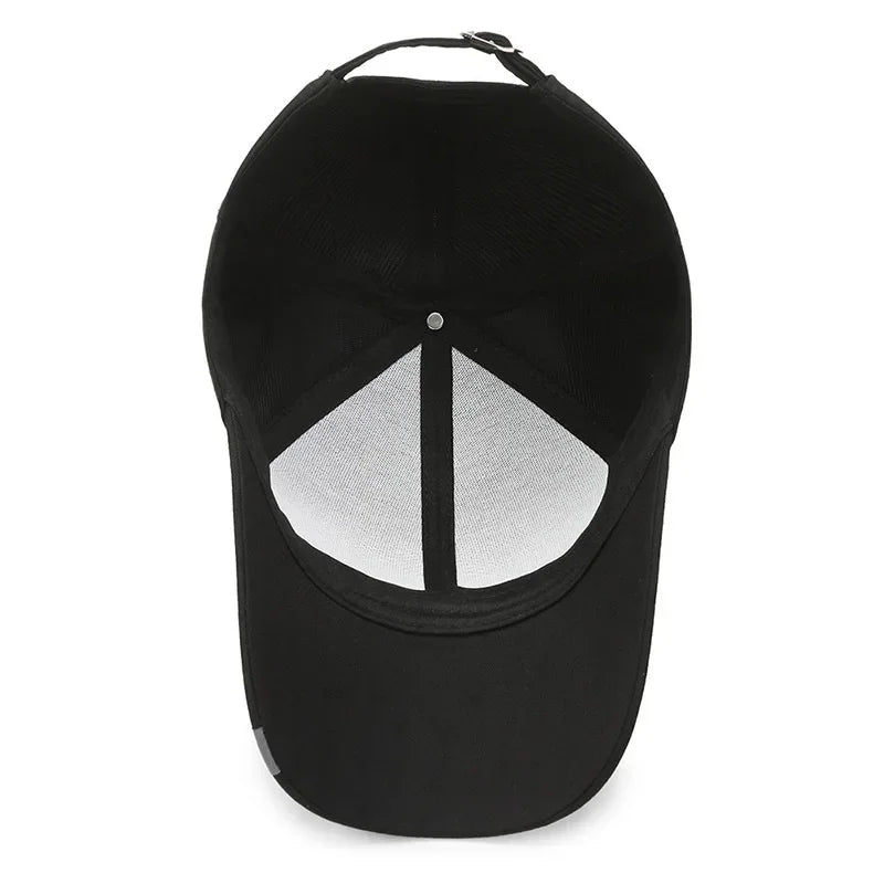 Men S Baseball Hat Hard Top Spring Autumn Big Head Circumference Cotton Cap Sun Protection Dad