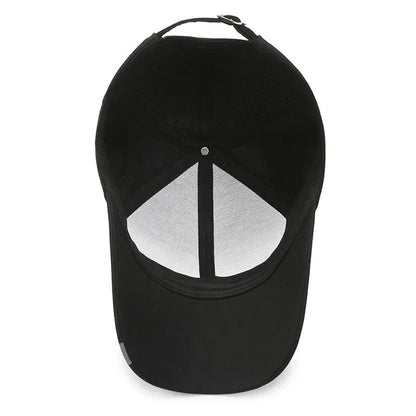 Men S Baseball Hat Hard Top Spring Autumn Big Head Circumference Cotton Cap Sun Protection Dad