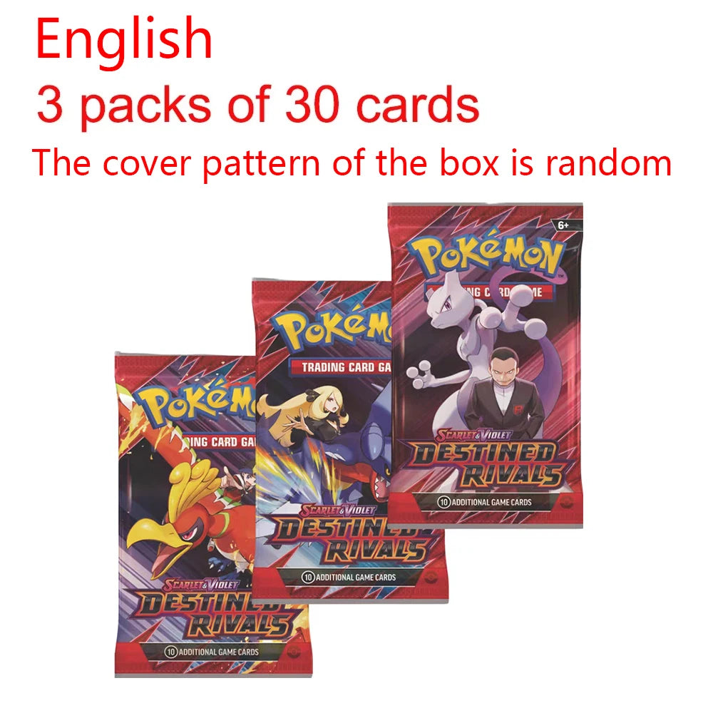 360 Pokémon TCG English Cards – Destined Rivals, Prismatic Evolutions, Scarlet & Violet 151 & Paldean Fates Booster Set