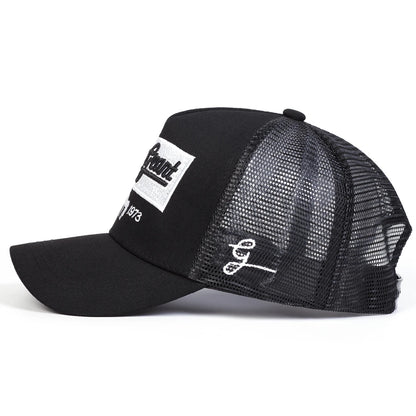 Unisex Since 1973 Letter Embroidery Baseball Net Caps Spring Summer Outdoor Adjustable Casual Hats