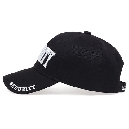 Security Letter Embroidery Baseball Cap Usa Men Dad Hat Cotton Adjustable Snapback Hats Adult Male