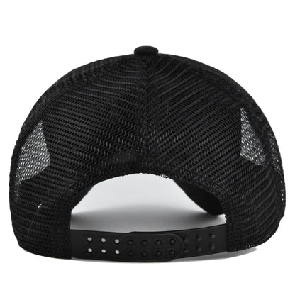 Summer Mesh Baseball Cap Men Adjustable Breathable Cotton Streetwear Outdoor Sports Sun Visor Hat