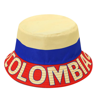 Countries National Flag Bucket Hat Men Women Football Fan Party Cup Reversible Sun Soccer Fans