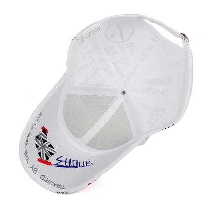 Graffiti Printing Baseball Cap 100 Cotton Casual Hat Men Women Adjustable Sun Caps Hip Hop Dad Hats