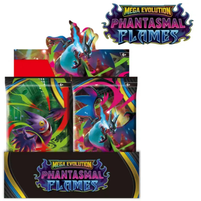 360 Pokémon TCG English Cards Set – Mega Evolution, Phantasmal Flames, Scarlet & Violet 151, Black Bolt Booster Trading Cards