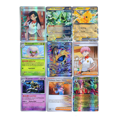 360 Pokémon TCG English Cards Set – Scarlet & Violet 151, Prismatic Evolutions, Phantasmal Flames & Astral Radiance Booster Trading Cards