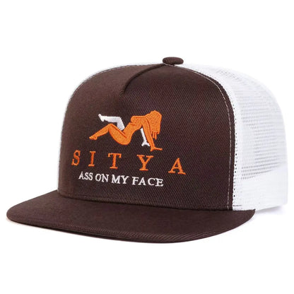 Unisex Sitya Letter Embroidery Hip-Hop Net Hats Spring Summer Outdoor Adjustable Casual Baseball