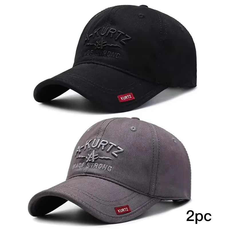 Spring New Baseball Cap Men's Korean Version Trendy Cap Outdoor Embroidery Sunhat Women's Sunscreen Cap Red Label Small A