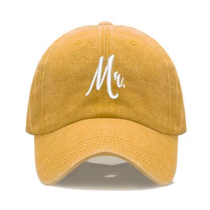 Matching Mr Mrs Baseball Cap Men S Women Cotton Embroidery Sport Golf Caps Bridal Gift Newlywed