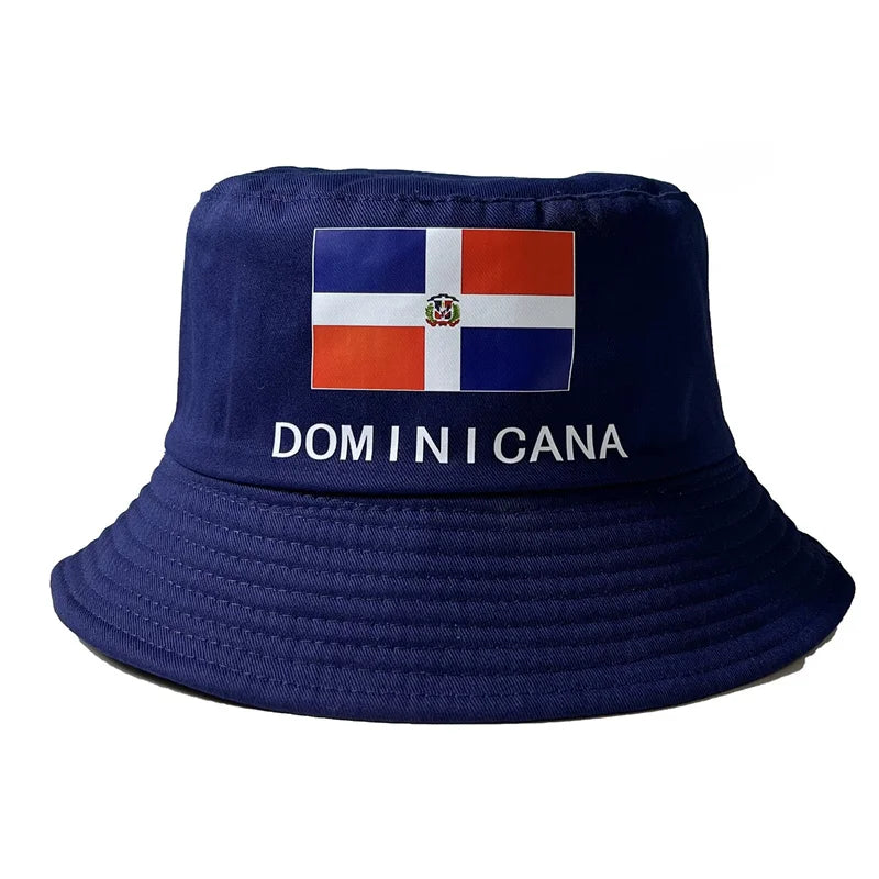 Countries National Flag Bucket Hat Men Women Football Fan Party Cup Reversible Sun Soccer Fans