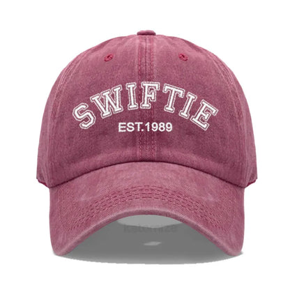 Swiftie 1989 Embroidery Baseball Cap Men Women Unisex Washed Cotton Dad Hat Sun Gift Fans Outdoor