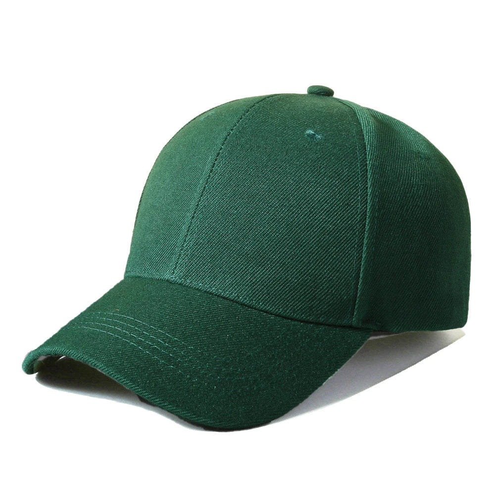 Classic Plain Baseball Cap Men Women Multi Colors Available