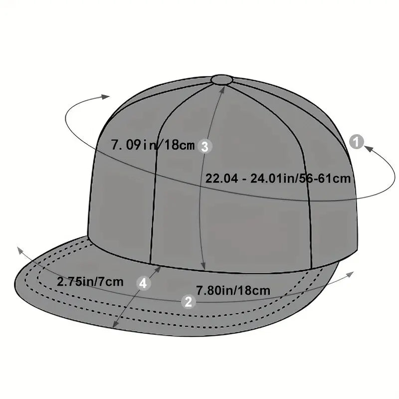 Unisex Spider Embroidery Hip-Hop Hats Spring Autumn Outdoor Adjustable Casual Baseball Caps