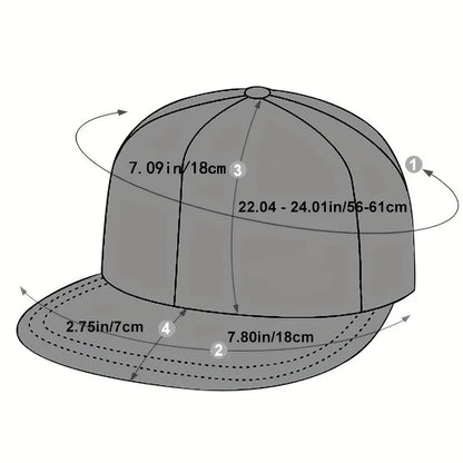 Unisex Spider Embroidery Hip-Hop Hats Spring Autumn Outdoor Adjustable Casual Baseball Caps
