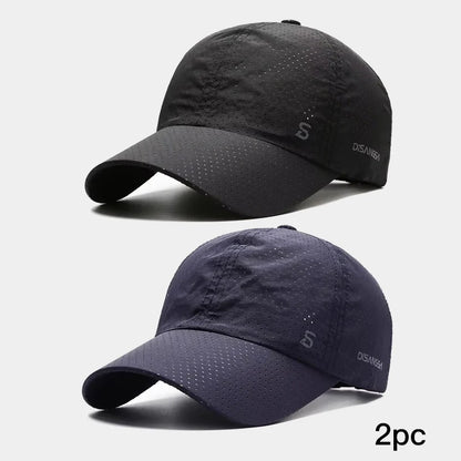 Men's Quick Dry Breathable Running Baseball Cap Outdoor Sun Hatq
