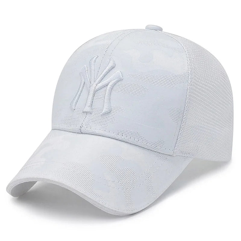 Letter Embroidery Camouflage Baseball Hats Spring Autumn Outdoor Adjustable Casual Sunscreen Hat