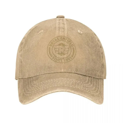 Royal Enfields Since 1901 Unisex Baseball Cap Motorcycle Distressed Washed Caps Hat Vintage Outdoor