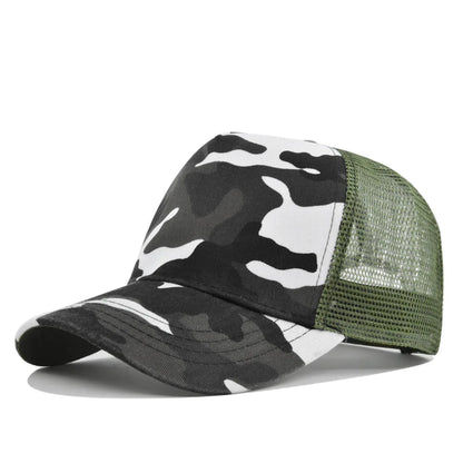 Sunhat Outdoors Trucker Hat Cotton Mesh Breathablebaseball Cap Women Men Summer Sunshade Meshcap