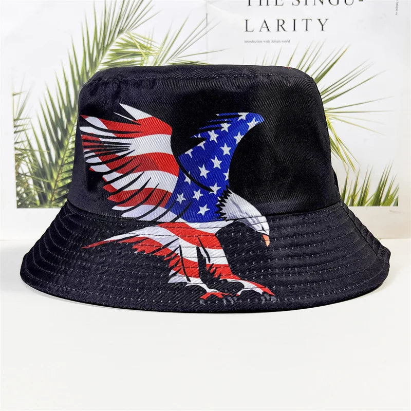 Countries National Flag Bucket Hat Men Women Football Fan Party Cup Reversible Sun Soccer Fans