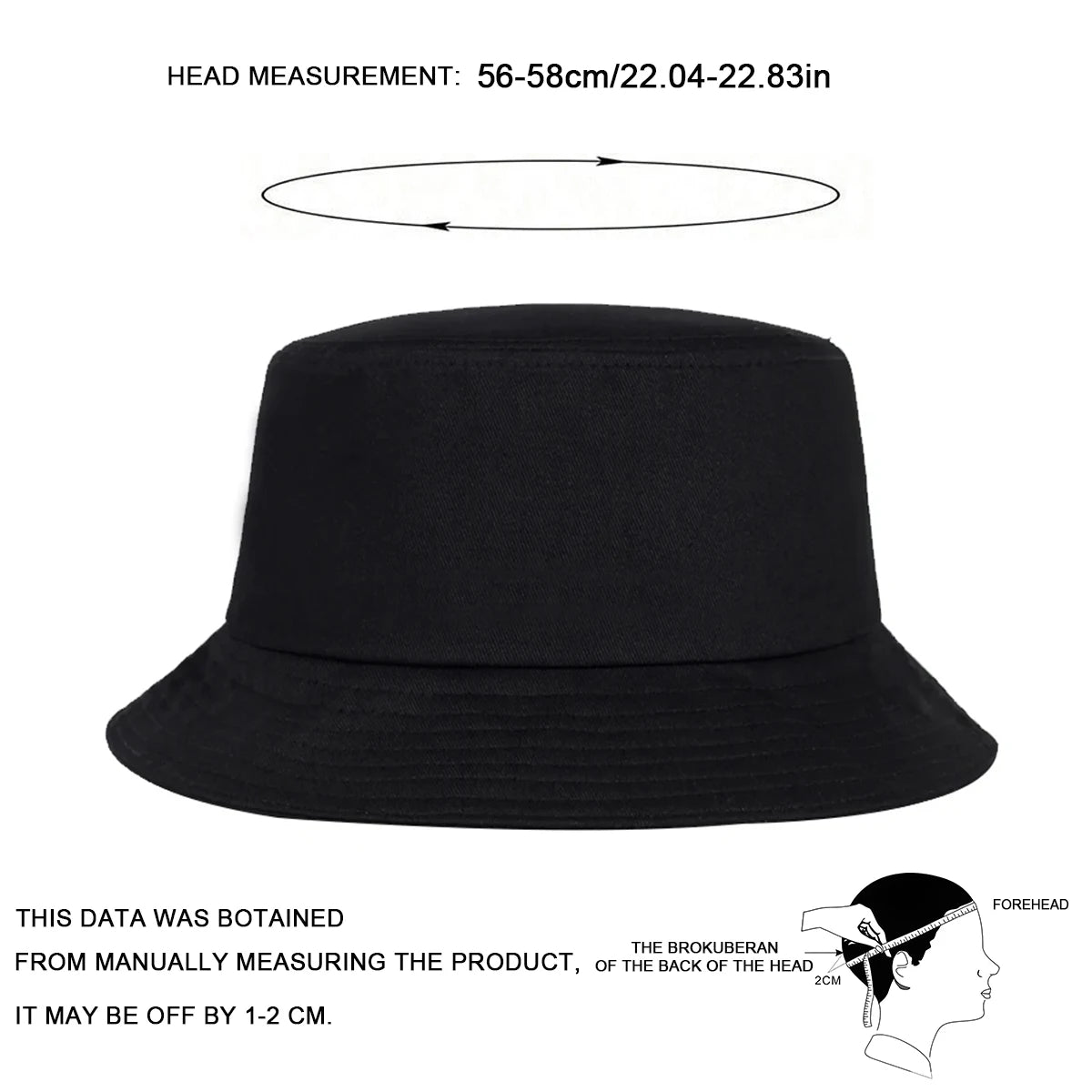 Unisex Solid Color Light Plate Personality Bucket Hats Fishermen Caps Outdoor Casual Cap Sunscreen