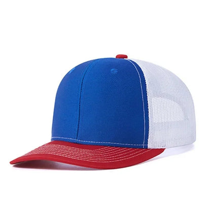 Summer Mesh Baseball Cap Men Women Slight Curved Snapback Trucker Hat Unisex Casual Outdoor