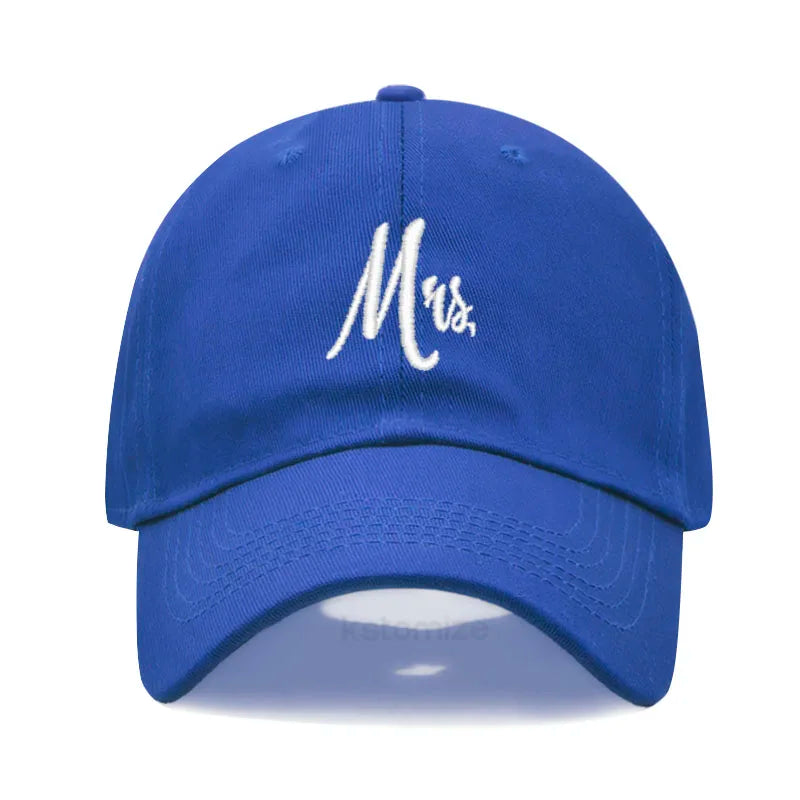 Matching Mr Mrs Baseball Cap Men S Women Cotton Embroidery Sport Golf Caps Bridal Gift Newlywed