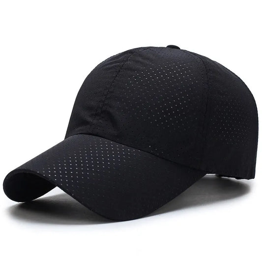 Hat Men Spring Summer Solid Color Mesh Cap Baseball Cap Women Autumn Korean Edition Sunscreen Hat Mesh Breathable Peaked Cap