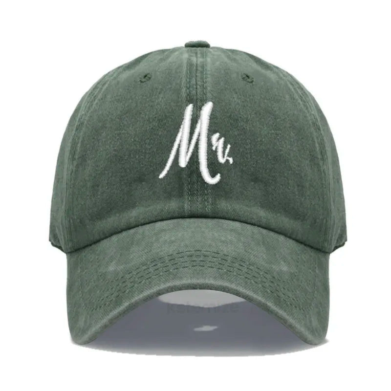 Matching Mr Mrs Baseball Cap Men S Women Cotton Embroidery Sport Golf Caps Bridal Gift Newlywed