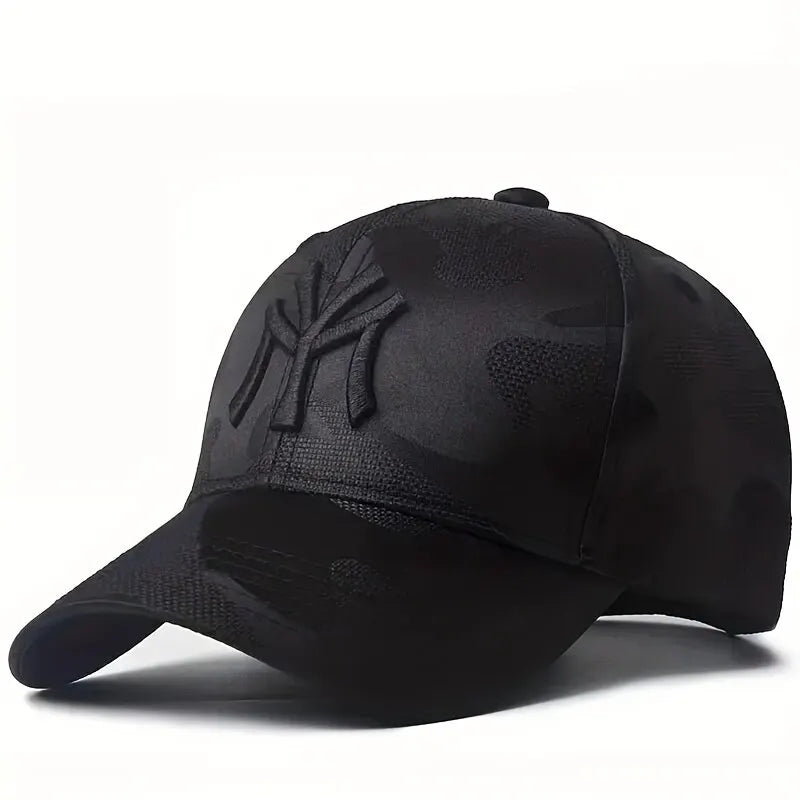 Letter Embroidery Camouflage Baseball Hats Spring Autumn Outdoor Adjustable Casual Sunscreen Hat