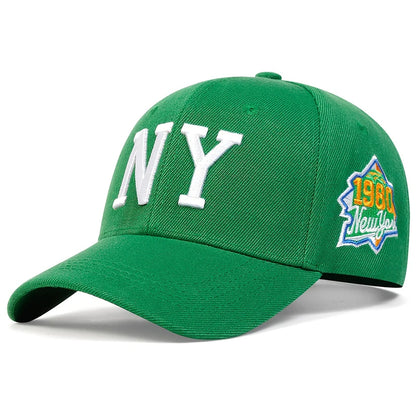 Unisex Letter Embroidery Baseball Caps Spring Autumn Outdoor Adjustable Casual Hats Sunscreen Hat