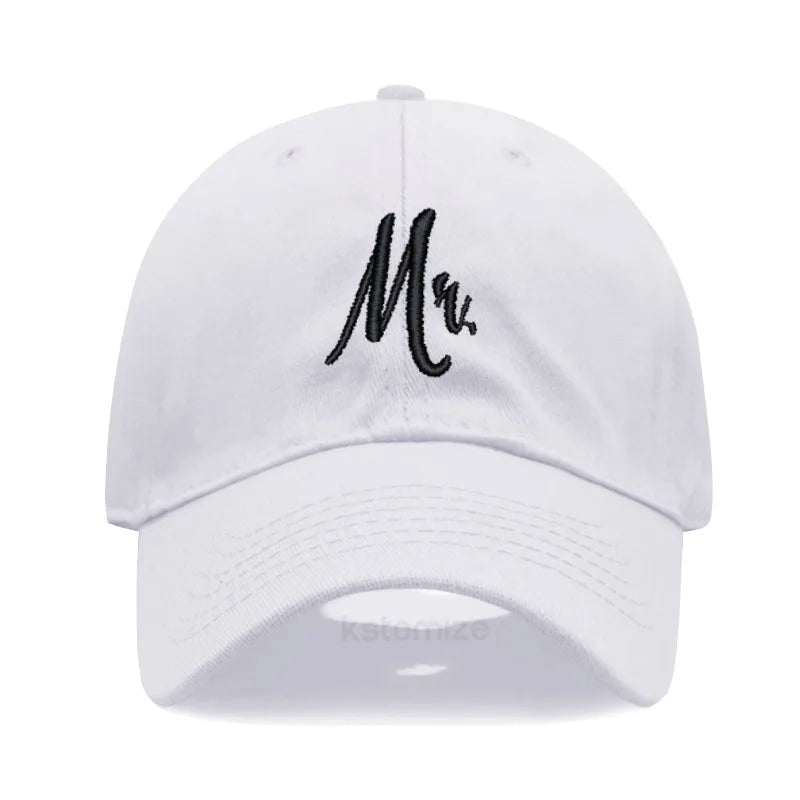 Matching Mr Mrs Baseball Cap Men S Women Cotton Embroidery Sport Golf Caps Bridal Gift Newlywed