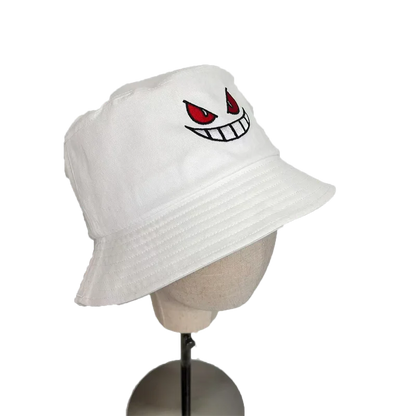 Unisex Light Board Solid Color Big Eyes Embroideried Hats Fishermen Caps Outdoor Casual Cap
