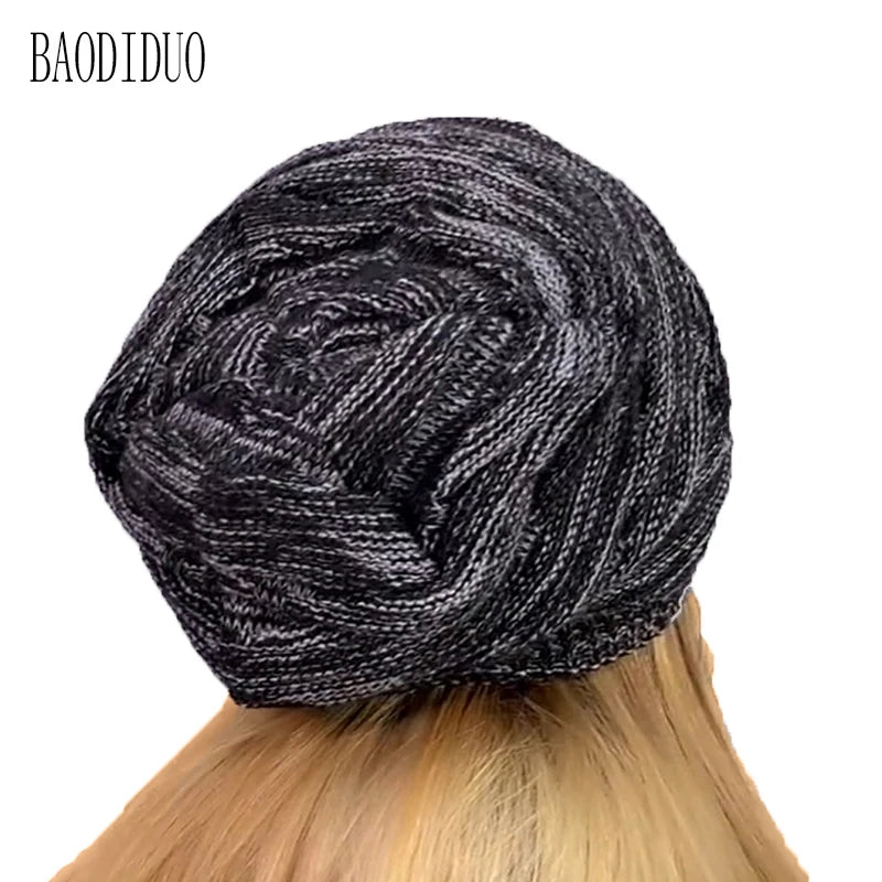 Xinbaoguan 60% acrylic 9846 European and American autumn and winter unisex popular warm woolen hat knitted hat pullover hat