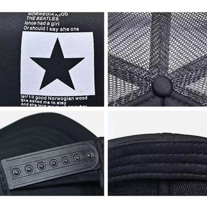 Spring Baseball Cap Snapback Mesh Hats Hip Hop Caps Cool Men Female Outdoor Casual Sun Hat