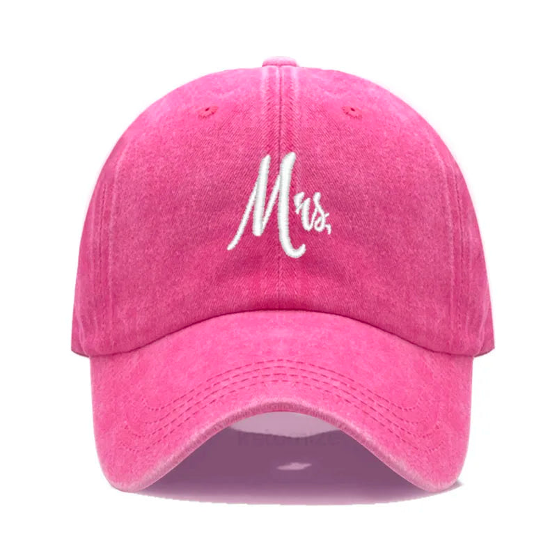 Matching Mr Mrs Baseball Cap Men S Women Cotton Embroidery Sport Golf Caps Bridal Gift Newlywed
