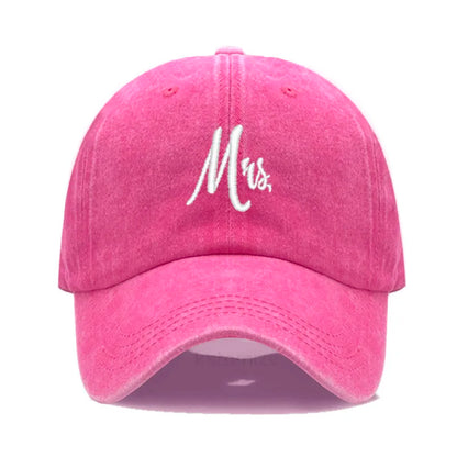 Matching Mr Mrs Baseball Cap Men S Women Cotton Embroidery Sport Golf Caps Bridal Gift Newlywed