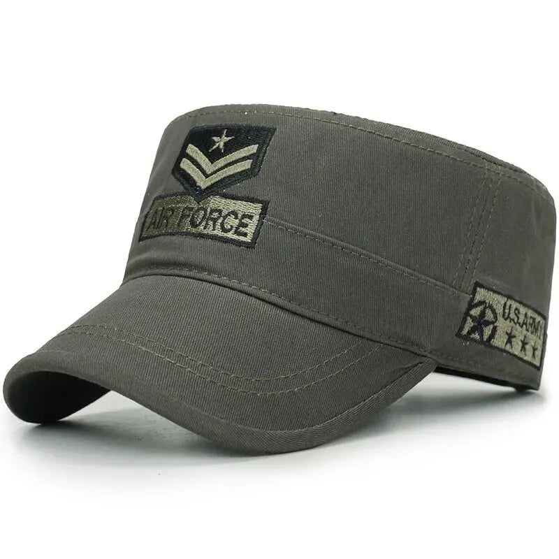 Four Seasons Hat Mens Korea Spring And Autumn Baseball Cap Cotton Outdoor Sun Protection Cap Camouflage Embroidery Cap